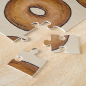 ニューヨークベーゲルスプレーン大理石ライブレックファーストフード ジグソーパズル (側面)