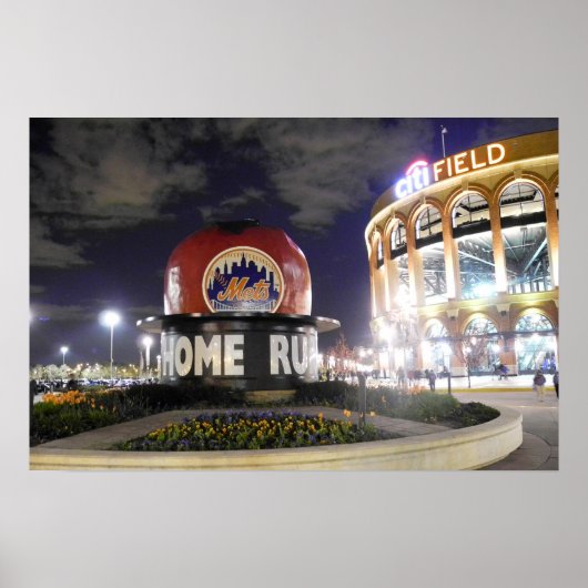 ニューヨークベースボールアップル ポスター (正面)