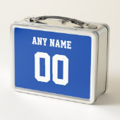 ニューヨークホッケーエンパイア – ブルーランチボックス メタルランチボックス (裏面)