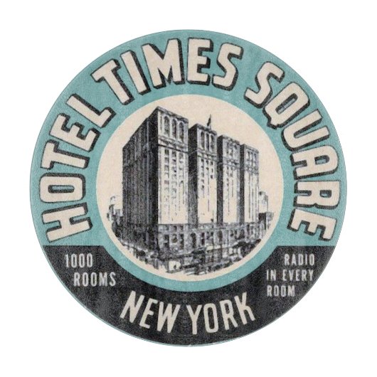 ニューヨークホテルエディット文字カッティングボード カッティングボード (正面)