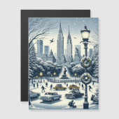 ニューヨークホリデーエレガンス – カスタマイズ可能なクリスマス (正面/裏面)