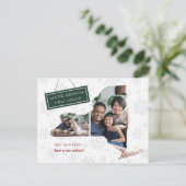 ニューヨークホリデームービングアナウンスメントハガキ シーズンポストカード (スタンド正面)