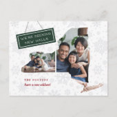 ニューヨークホリデームービングアナウンスメントハガキ シーズンポストカード (正面)