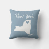 ニューヨークホーム州マップデコレーション クッション (裏面)