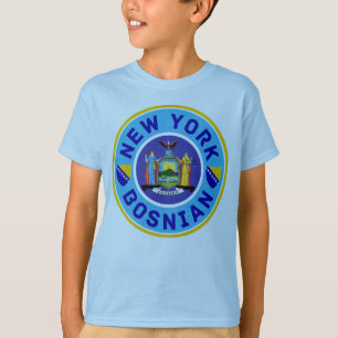 ニューヨークボスニアアメリカン Tシャツ