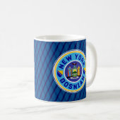 ニューヨークボスニア系アメリカンコーヒーカップ コーヒーマグカップ (正面右)