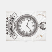 ニューヨークポケットウォッチ フリースブランケット (正面(横))