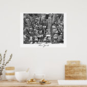 ニューヨークポスターシティスケープNew York Empireプリント ポスター (キッチン)
