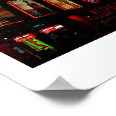 ニューヨークポスタータイムズスクエアナイトNYCスルーベン ポスター (角)