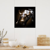 ニューヨークポスターランドマークニューヨークブルプリント ポスター (キッチン)