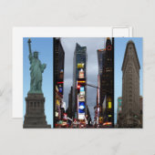 ニューヨークポストカードニューヨークランドマークカード ポストカード (正面/裏面)