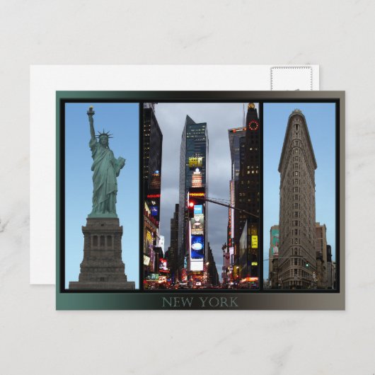 ニューヨークポストカードニューヨークランドマークカード ポストカード (正面/裏面)