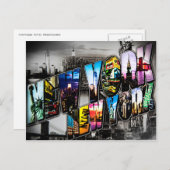 ニューヨークポストカードヴィンテージ ポストカード (正面/裏面)