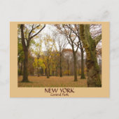 ニューヨークポストカードNYCセントラルパークポストカード ポストカード (正面)