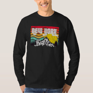 ニューヨークマウンテンズアディロンダックスフォレストヴィンテージサン Tシャツ