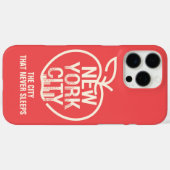 ニューヨークモダンシティレッドビッグアップルスカイライン Case-Mate iPhoneケース (裏面 (横))