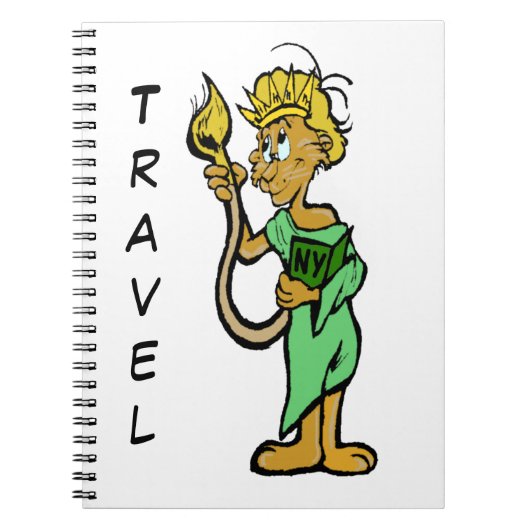 ニューヨークライオントラベルノート ノートブック (正面)