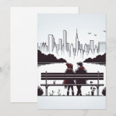 ニューヨークラブバイブ - モダンミニマリスト シーズンカード (正面/裏面)