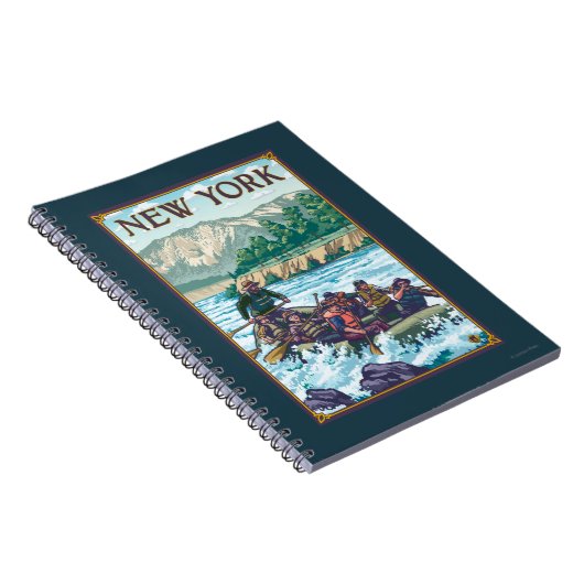 ニューヨークリバーラフティングシーン ノートブック (右側)
