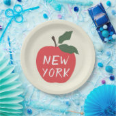 ニューヨークレッドアップルパーティー ペーパープレート (パーティー)