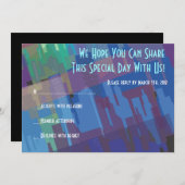 ニューヨークレディーリバティバーバルミツワーリプライカード 招待状 (正面/裏面)