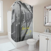 ニューヨークレトロ地下鉄シャワーカーテン シャワーカーテン (インサイチュ)