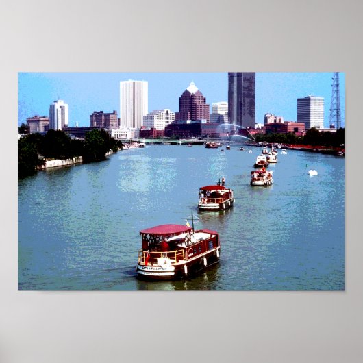 ニューヨークロチェスターカナル ポスター (正面)