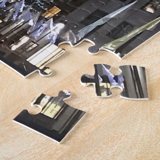 ニューヨークロックフェラーセンタークリスマスツリーNYC ジグソーパズル (側面)