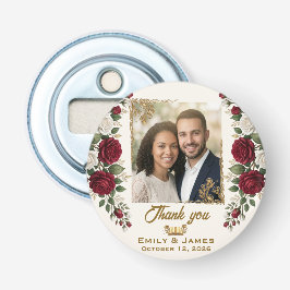 ニューヨークローズの写真を使った結婚式のボトルオープナー 栓抜き