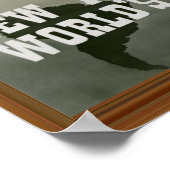 ニューヨークワールドズフェア1939ヴィンテージ白黒 ポスター (角)