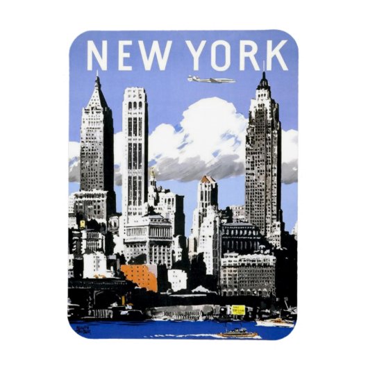 ニューヨークヴィンテージレイズ マグネット (縦)