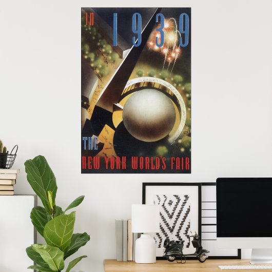 ニューヨーク万国博覧会1939 ポスター (ホームオフィス)