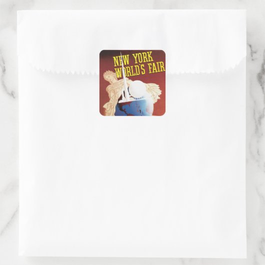 ニューヨーク万国博覧会（グローブ） スクエアシール (バッグ)