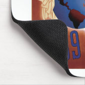 ニューヨーク万国博覧会（グローブ） マウスパッド (コーナー)