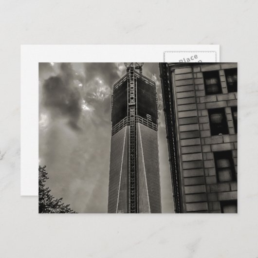 ニューヨーク世界貿易センターフリーダムタワー ポストカード (正面/裏面)