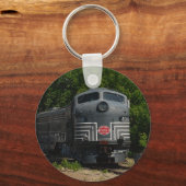 ニューヨーク中央機関車キーチェーン キーホルダー (正面)