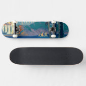 ニューヨーク中央線のヴィンテージ旅行ポスター スケートボード (横)