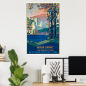 ニューヨーク中央線のヴィンテージ旅行ポスター ポスター (ホームオフィス)