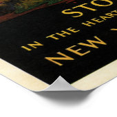 ニューヨーク中央線列車ヴィンテージレールのポスター ポスター (角)