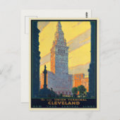 ニューヨーク中央線用はがきポスタープリント ポストカード (正面/裏面)