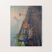 ニューヨーク中央鉄道の夜景 ジグソーパズル (縦)