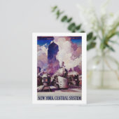 ニューヨーク中央鉄道ヴィンテージ列車 ポストカード (スタンド正面)