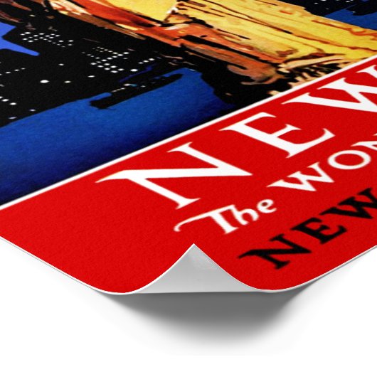 ニューヨーク中央鉄道旅行ポスターNYC ポスター (角)