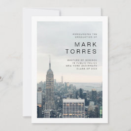 ニューヨーク卒業発表 招待状
