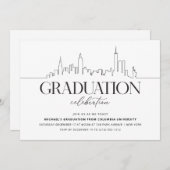 ニューヨーク卒業 招待状 (正面/裏面)
