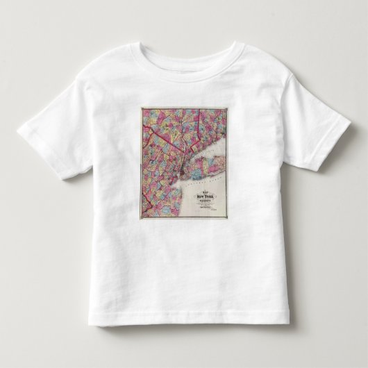 ニューヨーク及び近辺 トドラーTシャツ (正面)