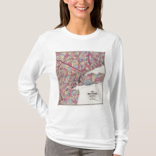 ニューヨーク及び近辺 Tシャツ (正面)