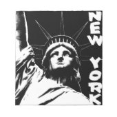 ニューヨーク土産メモ帳の自由の女神 ノートパッド (正面)