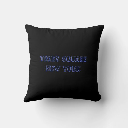 ニューヨーク土産枕NYタイムズスクエアピロー クッション (裏面)