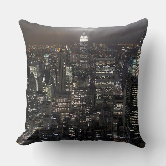 ニューヨーク土産枕NY街並み枕 クッション (正面)